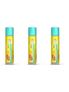 3pc Carmex Daily Care Cupcake Batter SPF 15 Lip Balm Moisturizing +Soothing Care